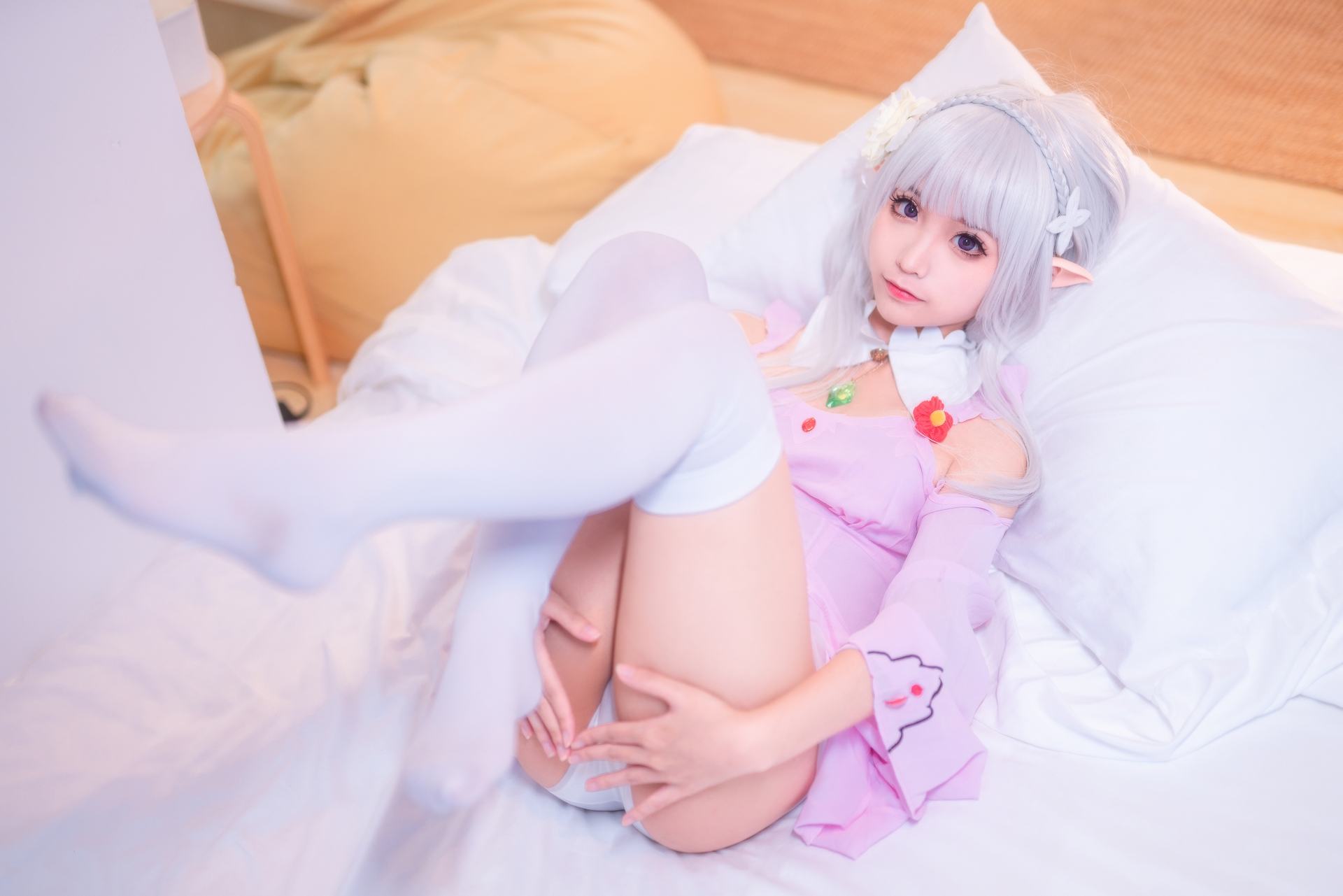 NO.059蠢沫沫粉睡衣精彩写真【40P】-可宝主